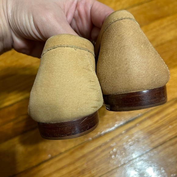 Arpeggios VTG Tan  Leather Flat Loafers Causal Women's Shoes Size 7.5 M - Picture 6 of 11